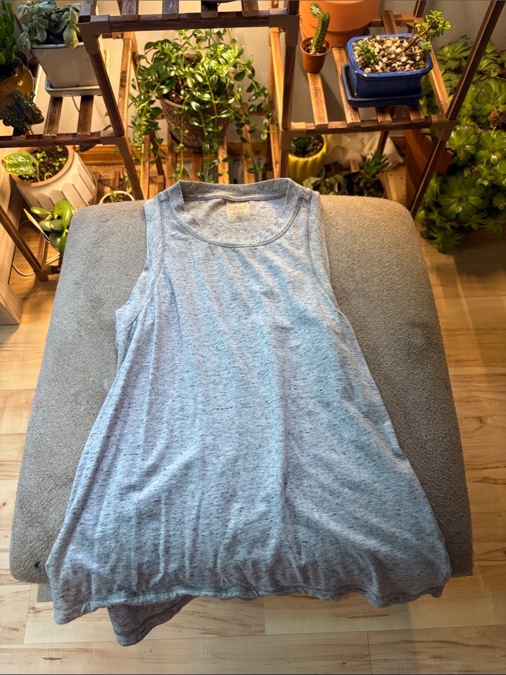 CALIA by Carrie Underwood Light Blue Heather Sleeveless Tank